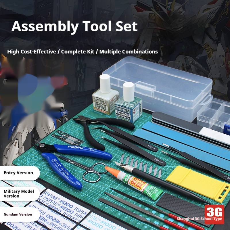 Modeling Tool Kit Tweezers Hobby Knife - Model Building Tool Kit Sharp Hobby