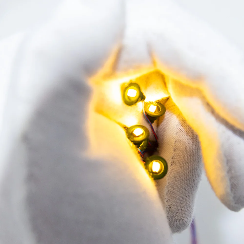 5PCS Miniature Wall Lamp Model - Miniature Led Light Kit For Dollhouse 评论和价格