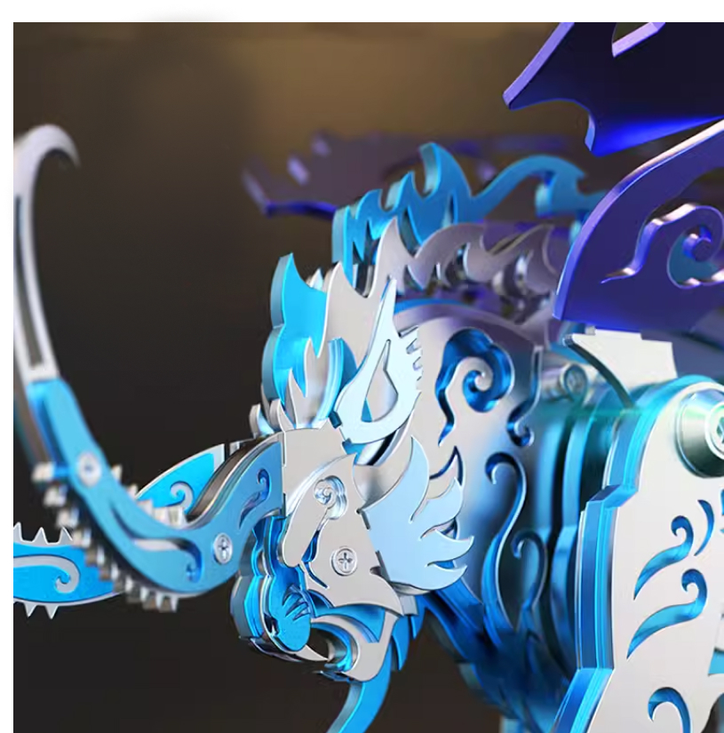 3D DlY Assembly Qiongqi Mechan - Metal 3D Puzzle Stainless Model Kit 评论和价格
