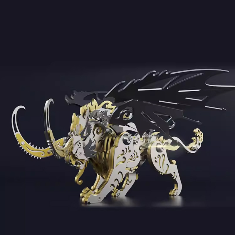 3D DlY Assembly Qiongqi Mechan - Metal 3D Puzzle Stainless Model Kit 评论和价格