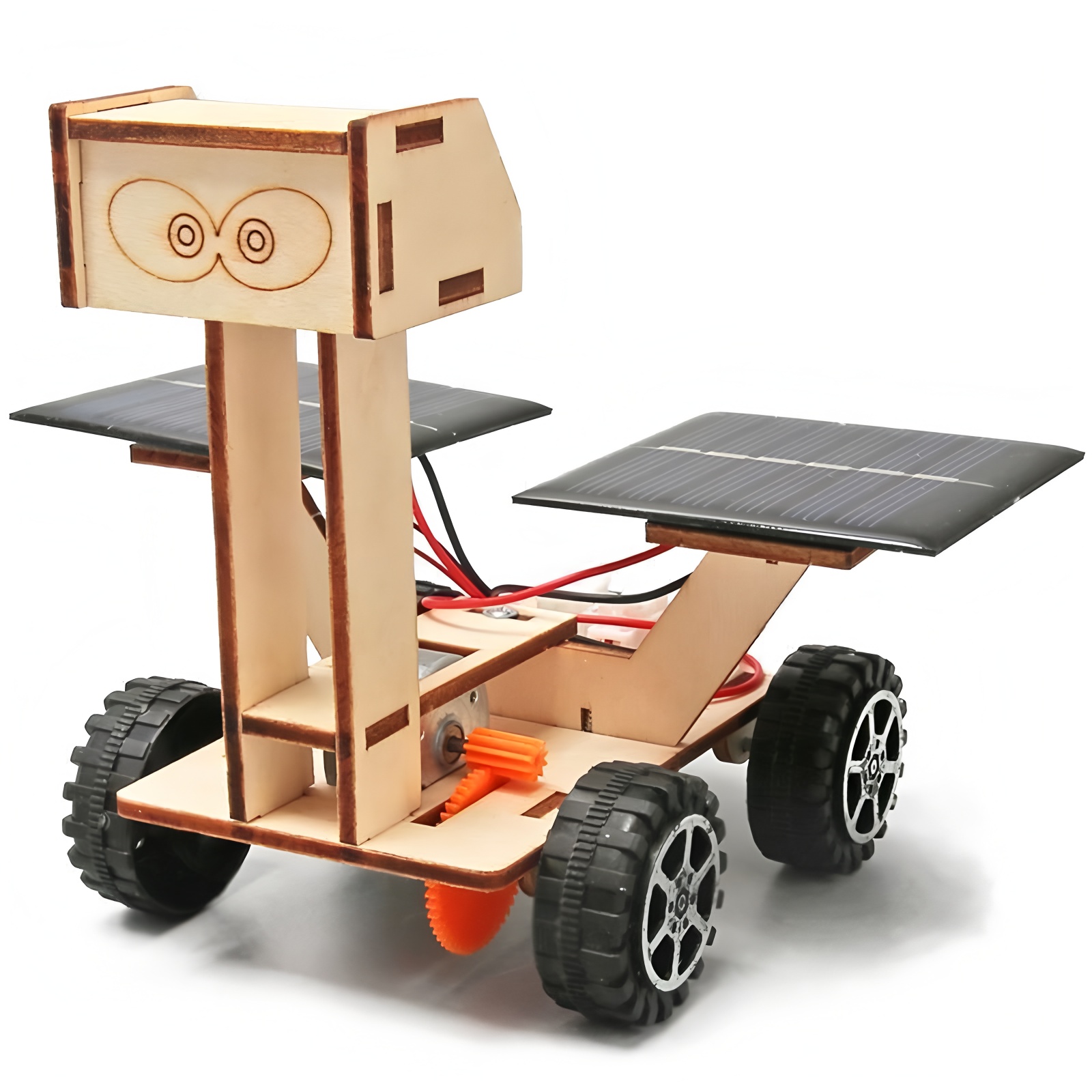Solar Car Lunar Exploration Ve - 3D Wooden Mechanical Puzzle Marble Run 评论和价格
