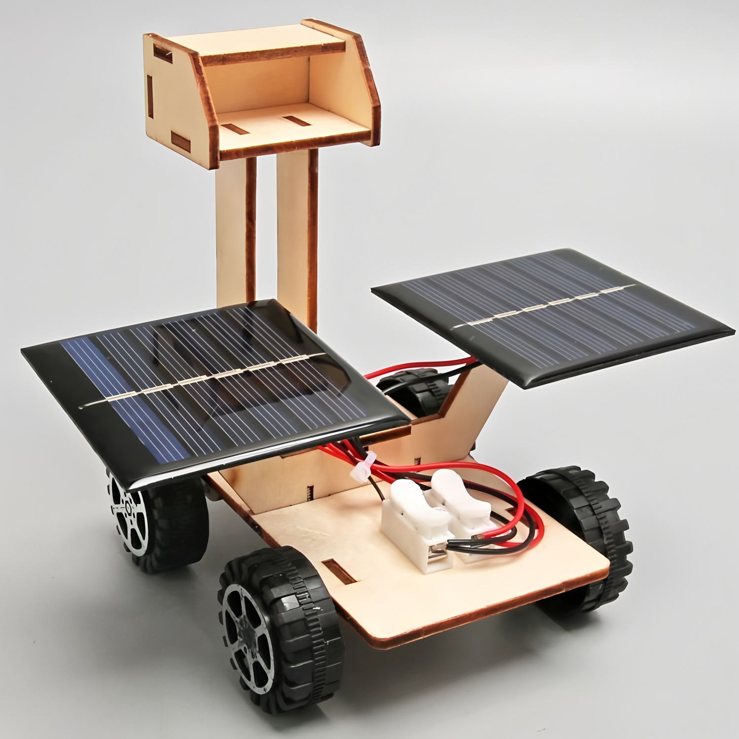 Solar Car Lunar Exploration Ve - 3D Wooden Mechanical Puzzle Marble Run 评论和价格