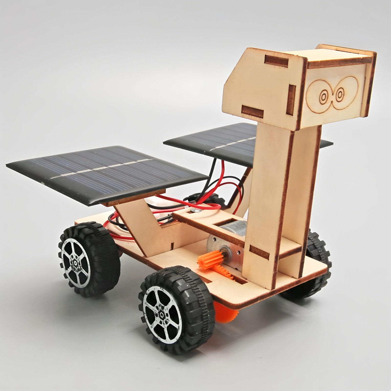Solar Car Lunar Exploration Ve - 3D Wooden Mechanical Puzzle Marble Run 评论和价格