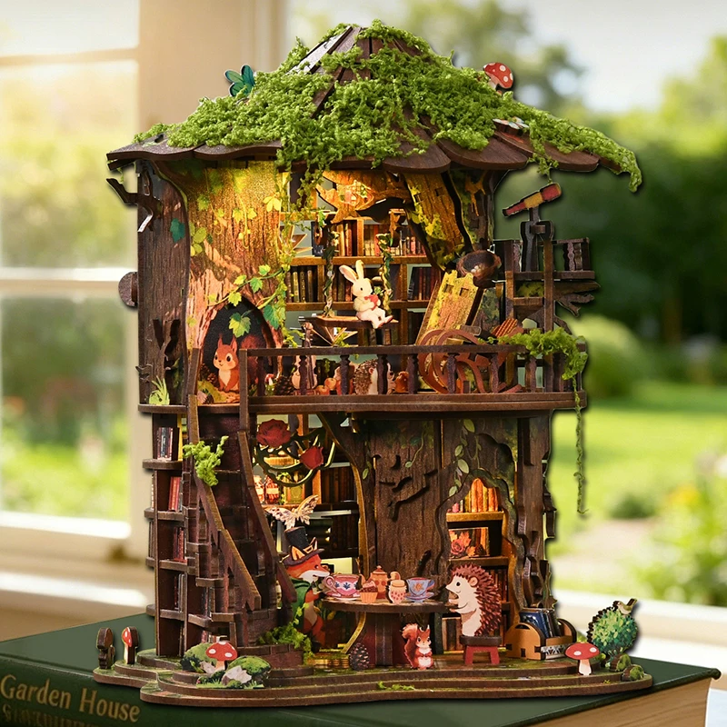 DIY 3D Book Nook Railway Platf - Diy Miniature Dollhouse Kit Book Nook 评论和价格