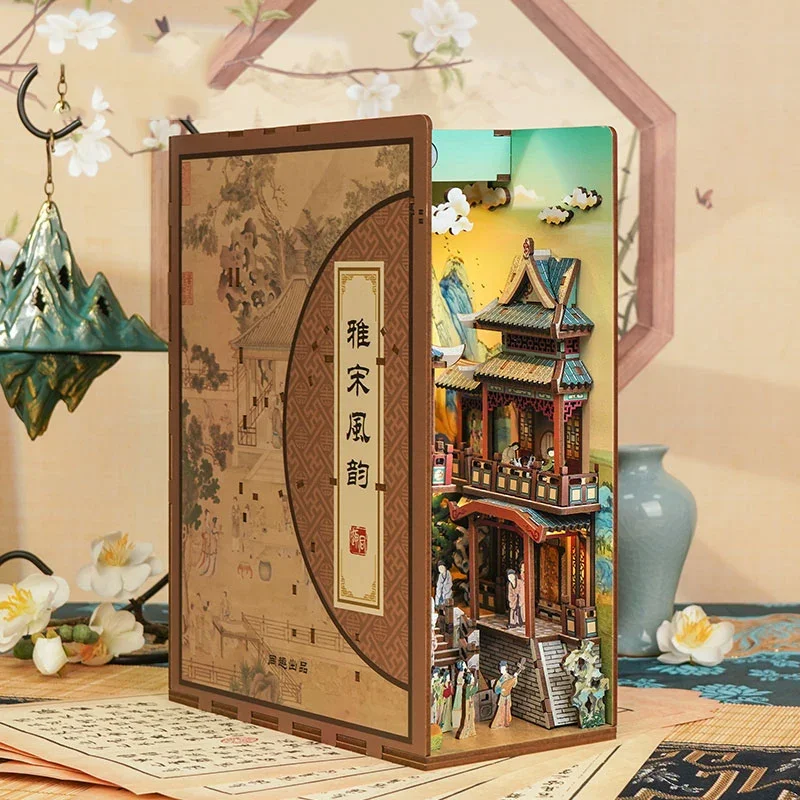 Diy Wooden Book Nook Shelf Ins - Book Nook Shelf Insert Alley Diy 评论和价格