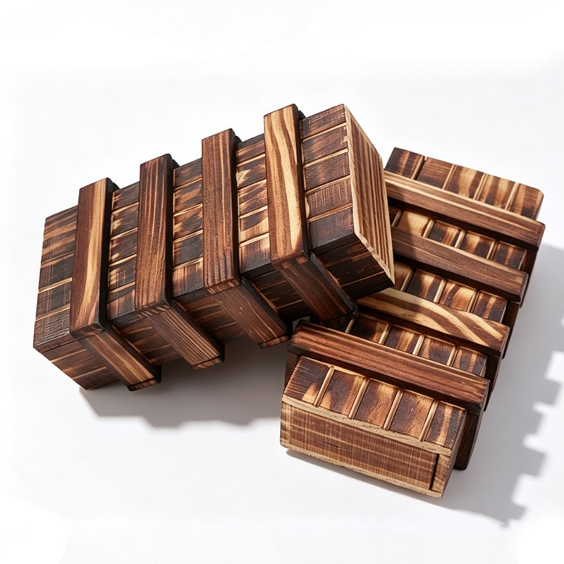 Classic 3D Brain Teaser Wooden - 3D Wooden Mechanical Puzzle Marble Run 评论和价格