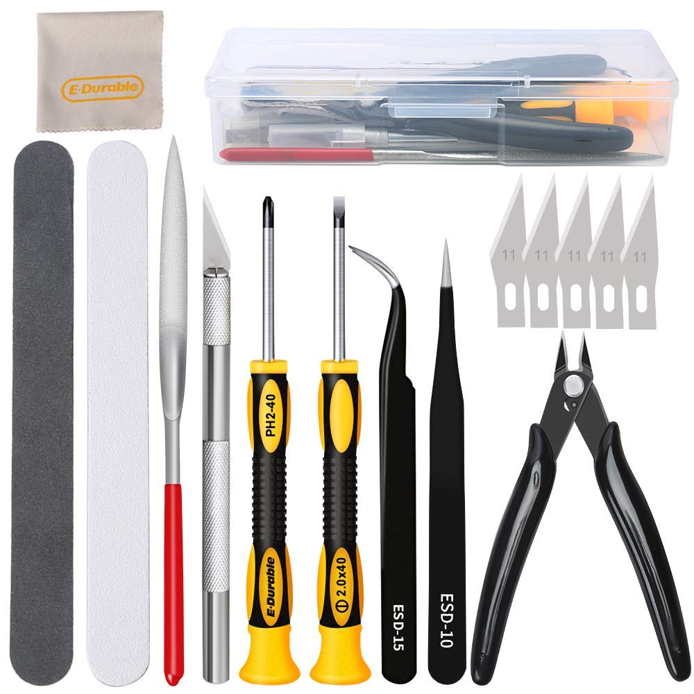 16 in 1 Model Building Tool Se - Modeling Tool Kit Tweezers Hobby Knife 评论和价格