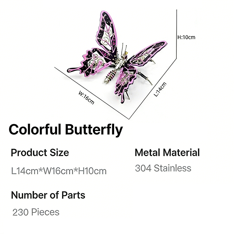 DIY Punk 3D Mechanical Metal I - Metal 3D Puzzle Stainless Model Kit 评论和价格