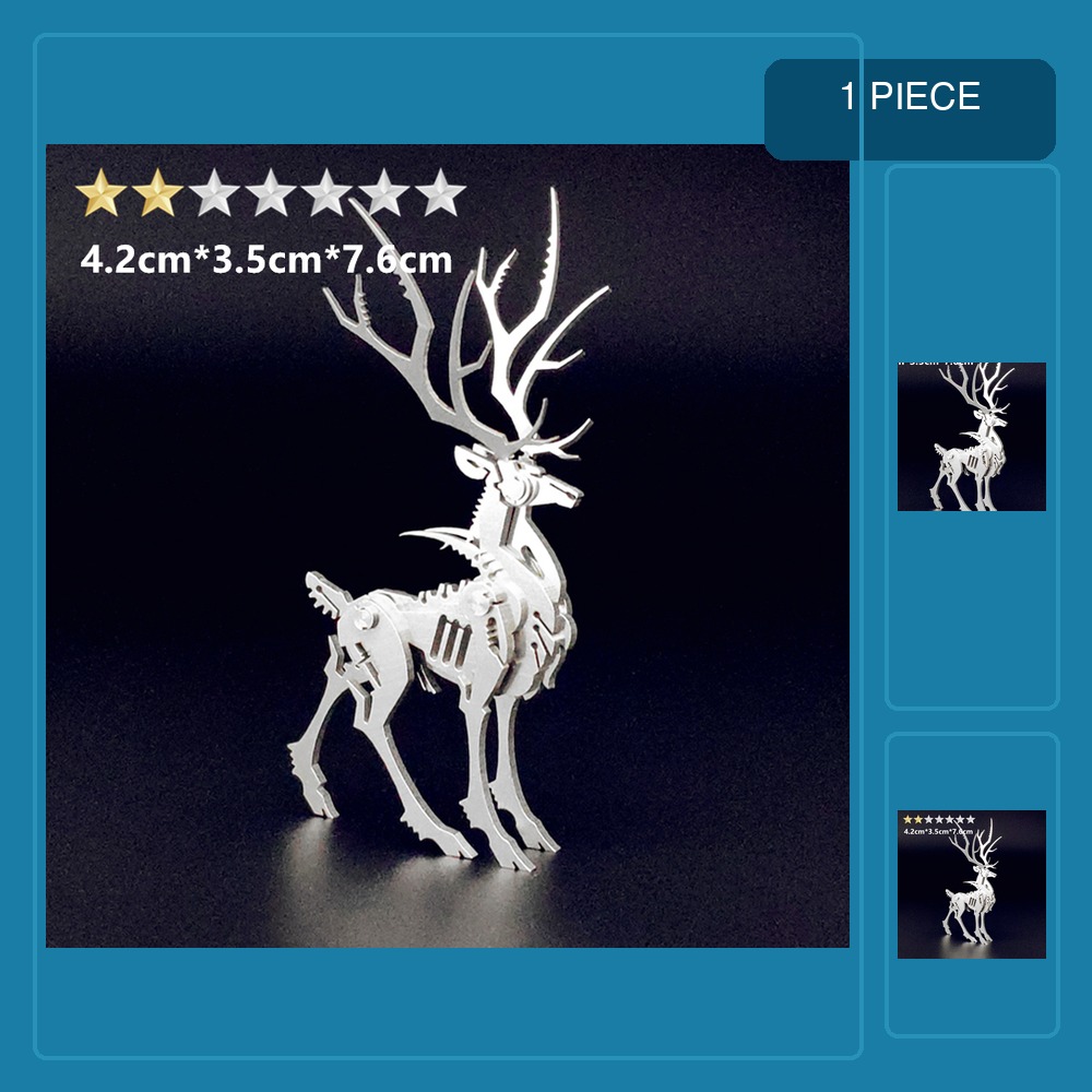 3D metal puzzle children adult - Metal 3D Puzzle Stainless Model Kit 评论和价格