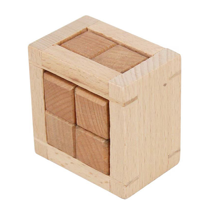 Educational Disentanglement To - 3D Wooden Mechanical Puzzle Marble Run 评论和价格