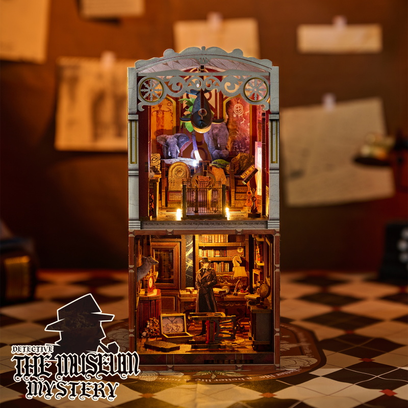 Zuuton DIY Book Nook Kit The M - Diy Miniature Dollhouse Kit Book Nook 评论和价格