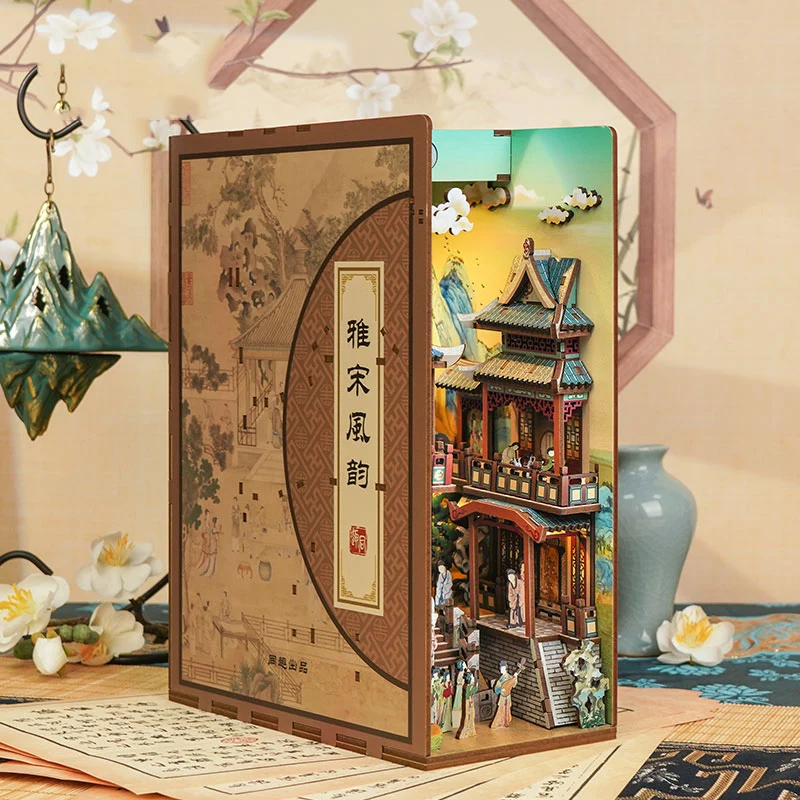 Diy Wooden Book Nook Shelf Ins - Book Nook Shelf Insert Alley Diy 评论和价格
