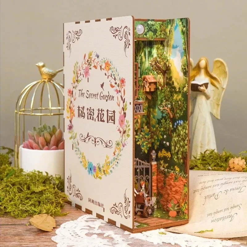 New DIY Wooden Book Nook Shelf - Book Nook Shelf Insert Alley Diy 评论和价格