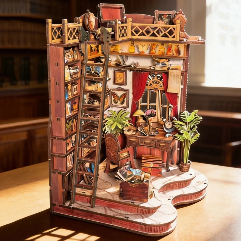 DIY Book Nook Shelf Insert Kit - Book Nook Shelf Insert Alley Diy 评论和价格