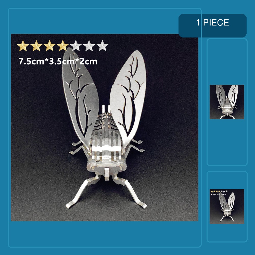 3D metal puzzle children adult - Metal 3D Puzzle Stainless Model Kit 评论和价格
