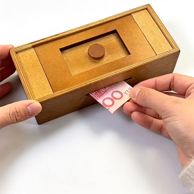 Wooden Puzzle Box with Secret  - 3D Wooden Mechanical Puzzle Marble Run 评论和价格