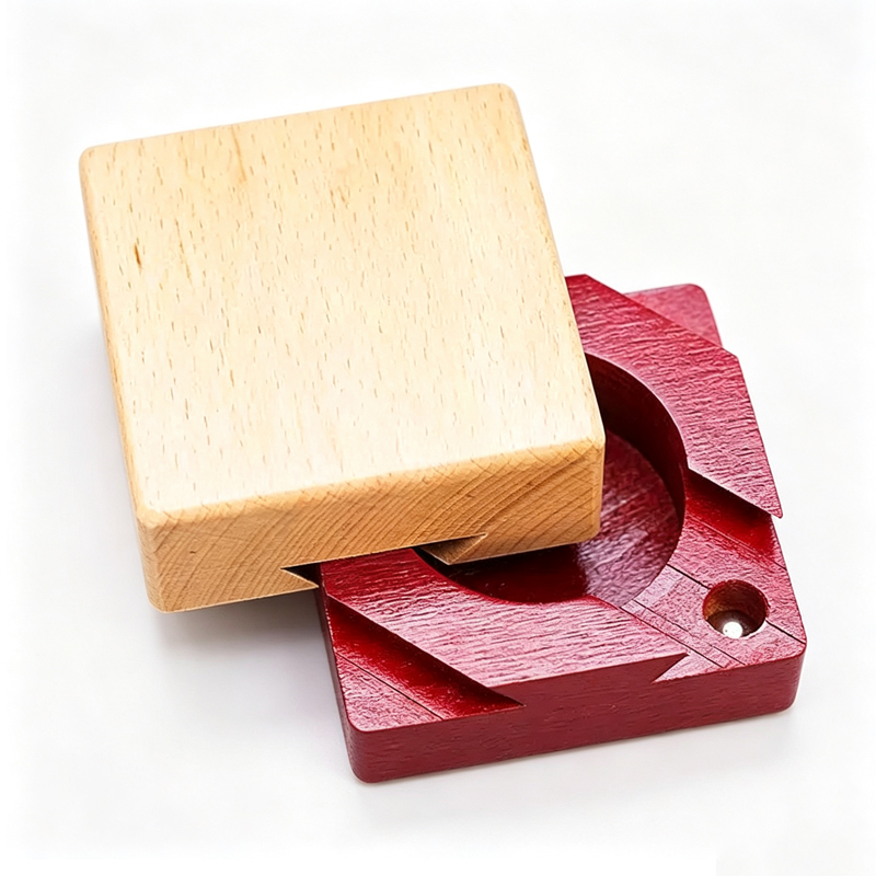 Wooden Puzzle Box with Secret  - 3D Wooden Mechanical Puzzle Marble Run 评论和价格